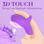 Rechargeable Finger Vibrator – 9 Modes G-Spot & Clitoral Stimulator for Women