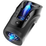 Leten King Pro Min Automatic Quickshot Male Masturbator Cup With Voice & 10 Thrusting & Sucking Stimulate Electric Penis Stroking Ultra Long Telescopic Cock Stroker Dual Open Auto Pocket Pussy Sleeve