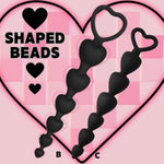 Anal Training Set 6 Pcs Combo Set Anal Plug Anal Beads Size Range From Small To Medium Variant Bead Shape Combination