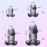 4 Piece Hollow Anal Plug Set, Butt Plug Douche Enema Anal Dilator Soft Speculum Buttplug Trainer For Ass Tunnel Prostate Massager Sex Toys With Curved Base For Men Women Gay Games (Black)