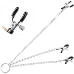 Adjustable Metal Nipple Clamps Entertainment Clip For Women 73R36 Non-Piercing Nipplerings Clip On Nipple Rings Decorative Clip For Clothing Accessories-Rj3