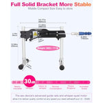 Realistic Female Sex Machine With Remote Control Anti Rotation Connectors System Easy To Use For Attachments, Adjustable Stretch Pumping Gun With Lifelike Dildo (Remote 2 Attachments)