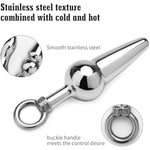 Stainless Steel Anal Plug Butt Plug Anal Trainer With Ergonomic Design |Waterproof, Beginner-Friendly Adult Toy For Enhanced Comfort