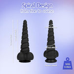 Anal Stretcher Trainer Anal Plug Anal Beads Adult Sex Toys with Strong Suction Cup for Hands-Free Play, 6.5 Inch Silicone Butt Plug Training Cone for Women and Men