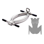 Stainless Steel Sm Clip Adjustable Pussy Clamp With Metal Chain For Women, Adult Sex Bondage Torture Restraint Clamps Slave Game Sm Erotic Toy