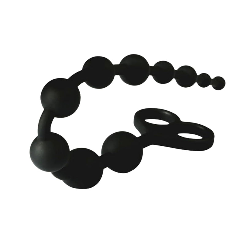 Anal Beads Adult Toys Anal Sex Toy,Silicone Anal Bead With 10 Balls Gradual Size Increase & Safe Pull Ring,Adult Anal Toy For Men Women Couples