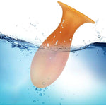 Butt Plug Anal Training Kit With Strong Suction Cup Prostate Massager Comfortable Soft Silicone Anal Plugs For Beginners Advanced Players (L) Gold