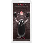 Novelties Nipple Play Vibrating Heated Nipple Teasers, Black