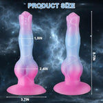 8.7’ Beginner Dog Knot Dildo - Realistic Silicone Animal Dildo With Powerful Suction Cups Monster Dildo, Prostate And G-Spot Stimulation Sex Toys For Men, Women, And Couples Exploring Adventures