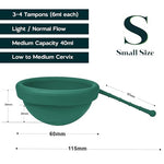 Reusable Menstrual Disc - Small Period Disc for Teens & Beginners