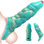 7.13In Monster Sleeve Girth Enhancer For Men, Reusable Pennis Sleeve Girth Enhancer For Men, Pennis Extender Sleeves Realistic, Pennis Sleeve Girth Enhancer With Penis Ring?Green?