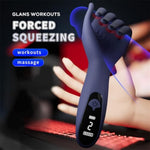 Penis Trainer Glans Male Sex Toy, Vibrator Cock Stimulator Penis Head Stroker, Long Lasting Exercise Vibrator Tip Training Mens Masturbator Delay Endurance