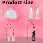 Clitoral Pump & Pussy Sucker for Women, Vagina & Nipple Suction Pump
