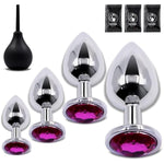 Anal Plug Beginner Set - 4 Pcs Butt Plugs Sex Toy Anal Training Kit,Butt Training Plugs Kit Adult Toy For Beginner Adult Unisex Women And Men Couple