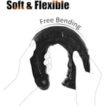 12.5 Inch Long Anal Dildo,Realistic Big Black Dildo For Deepest Sex,Giant Penis With Small Glans And Suction Cups,Ultra Giant Dong For G-Spot Stimulator, Adult Sex Toy For Women Men