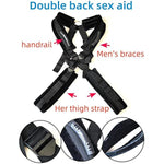 Double-Shoulder Swing Strap Couple Sex Auxiliary Belt Couple Sex Swing Body Swing Sex Game Adjustable Adult Swing Bondage Fun Belt Widens The Thickest And Most Comfortable
