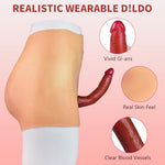 Strap On Dildo Panties with 7 Inch Solid Dick, Silicone Lesbian Sex Toy