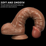 10.43" Realistic Thick Dildo with 3XLR Adapter Premium Liquid Silicone Big Cock Skin Touch Penis G Spot Anal Dildo Sex Toy for Women