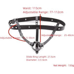 Chastity Belt Harness Strap On Dildo String Chastity Cage Anti-Off Device Adjustable Leather Chastity Belt Masturbation Panties Sm Bondage Sex Toy