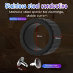 Electro Shock Penis Rings Testicle Ring Set, Male Glans Ring E-Stim Scrotal Rings, Stretchable Silicone Cock Ring Electrical Stimulation Devicest, Electric Erotic Chastity Sex Toys For Men Training