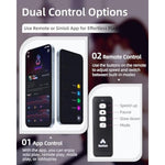 App Remote Controlled Sex Machine, Upgraded Automatic Love Machine With Unlimited Modes, Long-Distance Controlled Adult Sex Toys For Female Male Couples, With Silicone Dildos Attachments