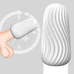 Egg Male Masturbator With Spiral And 3D Tunnel Texture Tpe Flexible Pocket Pussy With Storage Box Soft Male Stroker Reusable Blowjob Toy Adult Sex Toys For Men Penis Masturbation