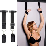 Bdsm Bondage Sex Kits Bondage Set Hanging Wrist Cuffs Door Cuffs Toy With 2 Adjustable Handcuffs Sm Handcuffs Sex Toys,Door Hanging Sex Swing Accessory Rope Sex Swings Straps