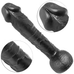 13Inch Big Black Dildo, Realistic Giant Dildos For G-Spot Stimulation Orgasm, Thick Wide Anal Dildo Black Big Penis With Suction Cup For Adult Sex Toy Men Women Couple
