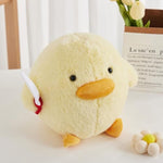 Cute Duck Plush With Knife Duck Stuffed Animal Plush Toy Throw Pillow Plushies Doll Toys Gift For Boys Girls Adults (Duck-With Knife)