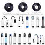 3-Pack Universal Silicone Penis Pump Sleeve Cock Pump Replacement, Highly Elastic Penis Extender Sleeve For Penis Pumps, Soft, Comfortable Durable Penis Sleeve, Penis Enlarger, Dick Pump Accessories