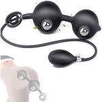 Inflatable Butt Anal Plug Silicone Expand Prostate Pump Waterproof Butt Sex Toy For Male, Female And Beginners (C Double Steel Balls)