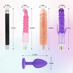Sex Machine Dildo Machine with 3XLR Attachments, Thrusting Dildo Machine with Suction Cup, Automatic Dildo Couple Sex Toys for Women and Man