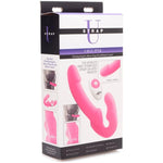 Urge Silicone Strapless Strap On With Remote, Pink (Af706)