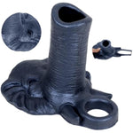 Silicone Penis Sleeve For Thicker And Harder Creative Elephant Cock Ring For Erection Enhancing Delay Ejaculation Male Sex Toys For Men Couple Play (Navy Blue)