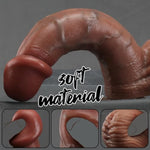 11 Inch Realistic Huge Thick Dildo Sex Toys, Skin-Like Big Thick Dildo With Strong Suction Cup For Hands-Free Play, Lifelike Silicone Monster Anal Dildos For Vagina Anal Stimulation