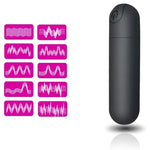 Small Bullet Vibrator For Women: Waterproof Mini Clit Vibrator With 10 Modes, Full Silicone Vibrating Finger Massager For G Spot Nipple, Female Rechargeable