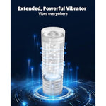 Max 2 Male Masturbator Sex Toys, Automatic Vibration Sex Machine Pocket Pussy With 360 Degree Contractions, Male Stroker Sucking Toys, 3D Realistic Pussy Pocket For Men'S Oral Sex Toy