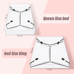 Upgrade Under Mattress Bed Bondage Bdsm Sets With Wrist Ankle Cuffs And Tickler Blindfold