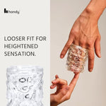 The Handy Coral Penis Sleeve Mermaid Collection - Open-Ended Masturbation Sleeves Stroker, Adult Sex Toys for Men