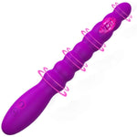 Vibrating Anal Beads Butt Plug,Anal Sex Toys With Adult Toy Prostate Massager,G Spot Vibrator Anal Plug With 10 Vibration Modes,Rechargeable Sex Stimulator For Men Women Couples Pleasure(Purple)