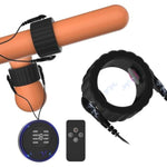Electro Shock Penis Rings Testicle Ring Set, Male Glans Ring E-Stim Scrotal Rings, Stretchable Silicone Cock Ring Electrical Stimulation Devicest, Electric Erotic Chastity Sex Toys For Men Training