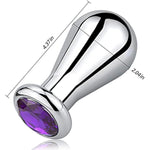 Big Anal Plug Bulb Shape Jewelry Butt Plug Trainer Set Anal Massager Sex Toy For Men Women (M)