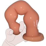 11.41 Inch Super Long Anal Beads Butt Plug With 4 Thick Anal Balls Huge Flexible Anal Chain Sex Toys Strong Suction Cup Anal Plug Anal Trainer Dildos For Men Women Couple (Skin Color)