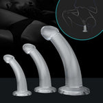 Anal Butt Plug Trainer Kit, Anal Training Set, 3 Sizes Simple Dildos Set With Strong Suction Cup Base Anal Prostate Vaginal G-Spot Sex Toy For Beginners To Advanced Users