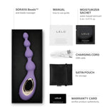 Soraya Beads Vibrating Anal Beads Massager With Bow-Motion Technology And 8 Vibrating Patterns, Adult Anal Toys (Violet Dusk)