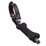 Silicone Dog Bone Bite Gag For Sex, Bdsm Restraints Bondage Toys Sex Gag Muzzles (Black-2)