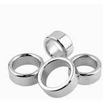 Metal Weight Bearing Cock Ring Penis Trainer Men'S Metal Exercise Penis Ring For Delay Enhancement Male Sex Toy