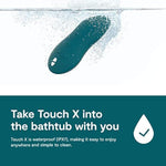 Touch X Green Powerful Mini Massager Vibrator & Pjur Aqua Water Based Personal Lubricant 3.4 Fl Oz - Female Sex Toys Bundle