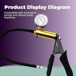 Manual Penis Pump with Gauge, Replacement Penis Pump Parts