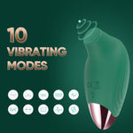 Sex Toys For Women Couples, Clitoral Vibrator Female Sucking Stimulator, Adult Toys Sex Novelties Vibrater, Clit Nipple Sucking Sexual Pleasure Tools For Women Licking Vibrator Mini (Green)